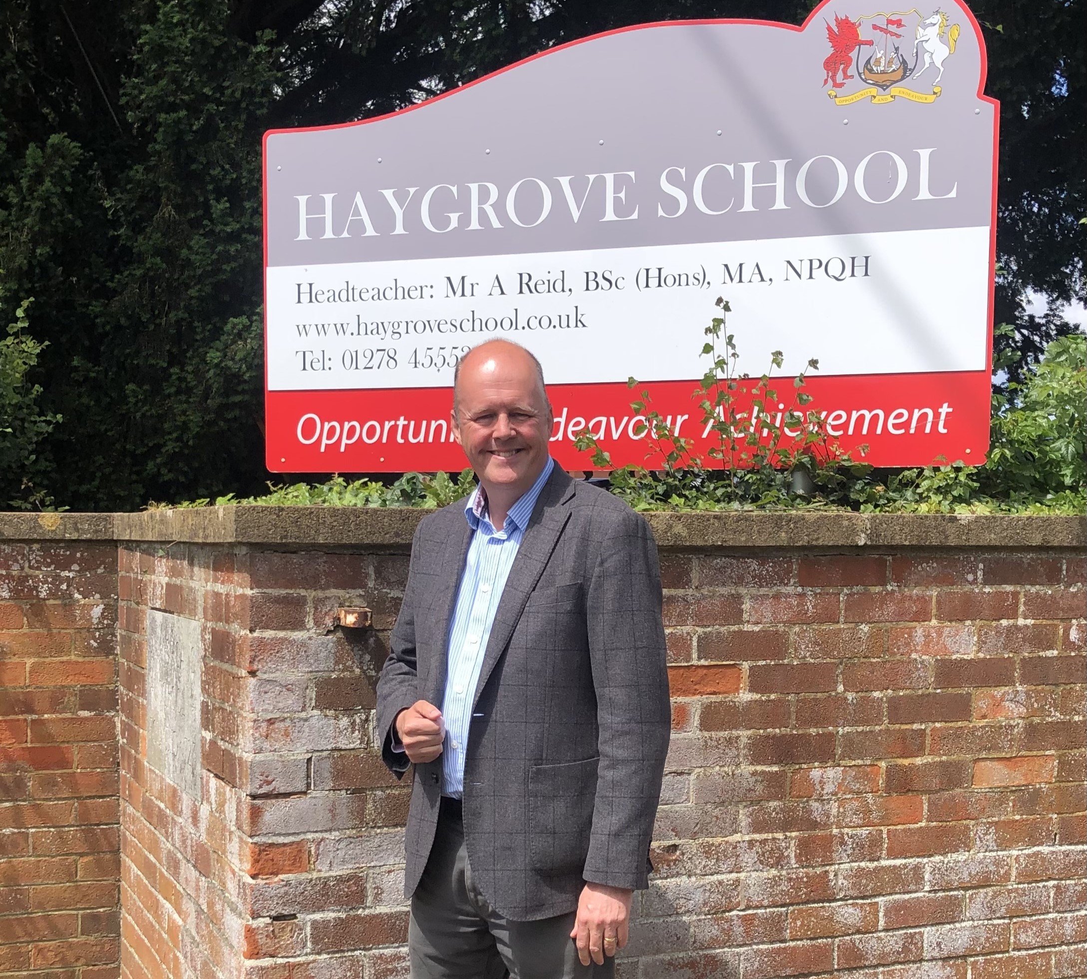 Ashley Fox visits Haygrove School to address critical site issues ...