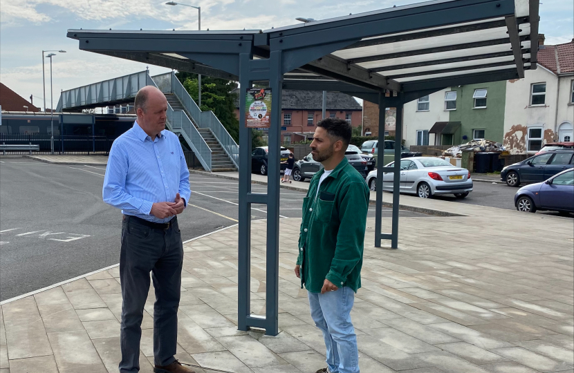 Ashley at Bridgwater Train Station